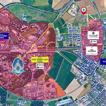 Disneyland-Paris 8Pers,Parking, Borne Recharge Ve, Wifi Serris Eksteriør billede